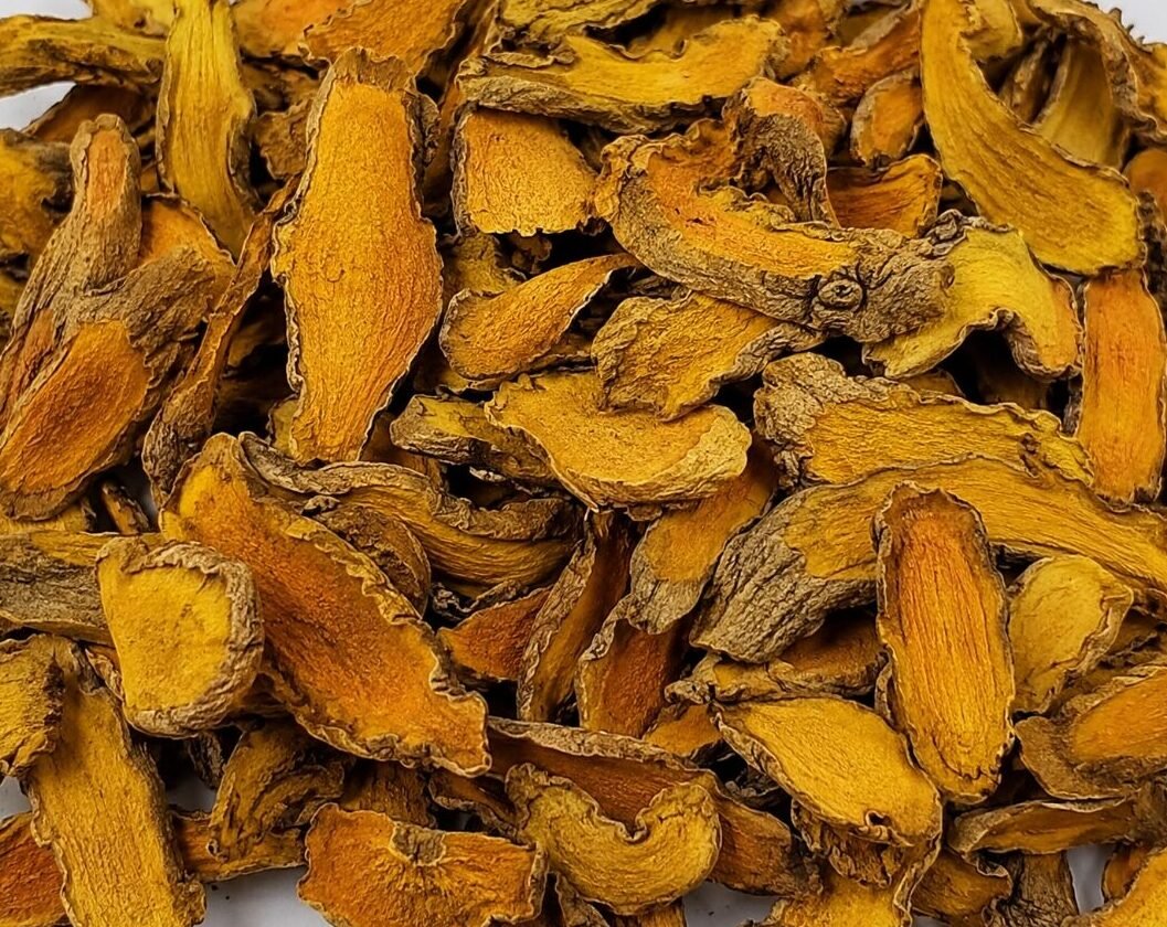 dried turmeric slice